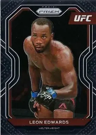 2021 Panini Prizm UFC #17 - Leon Edwards