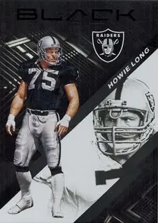 2020 Panini Black #98 - Howie Long - Los Angeles Raiders