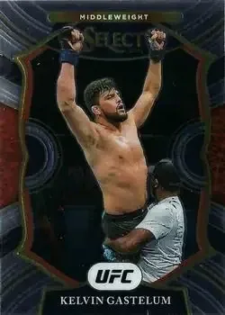 2021 Panini Select UFC feature card