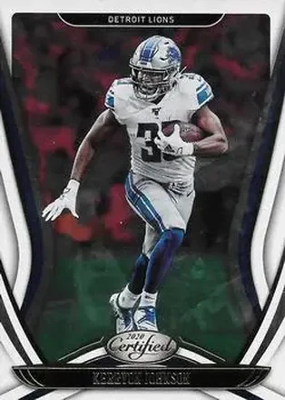 2020 Panini Certified #18 - Kerryon Johnson - Detroit Lions