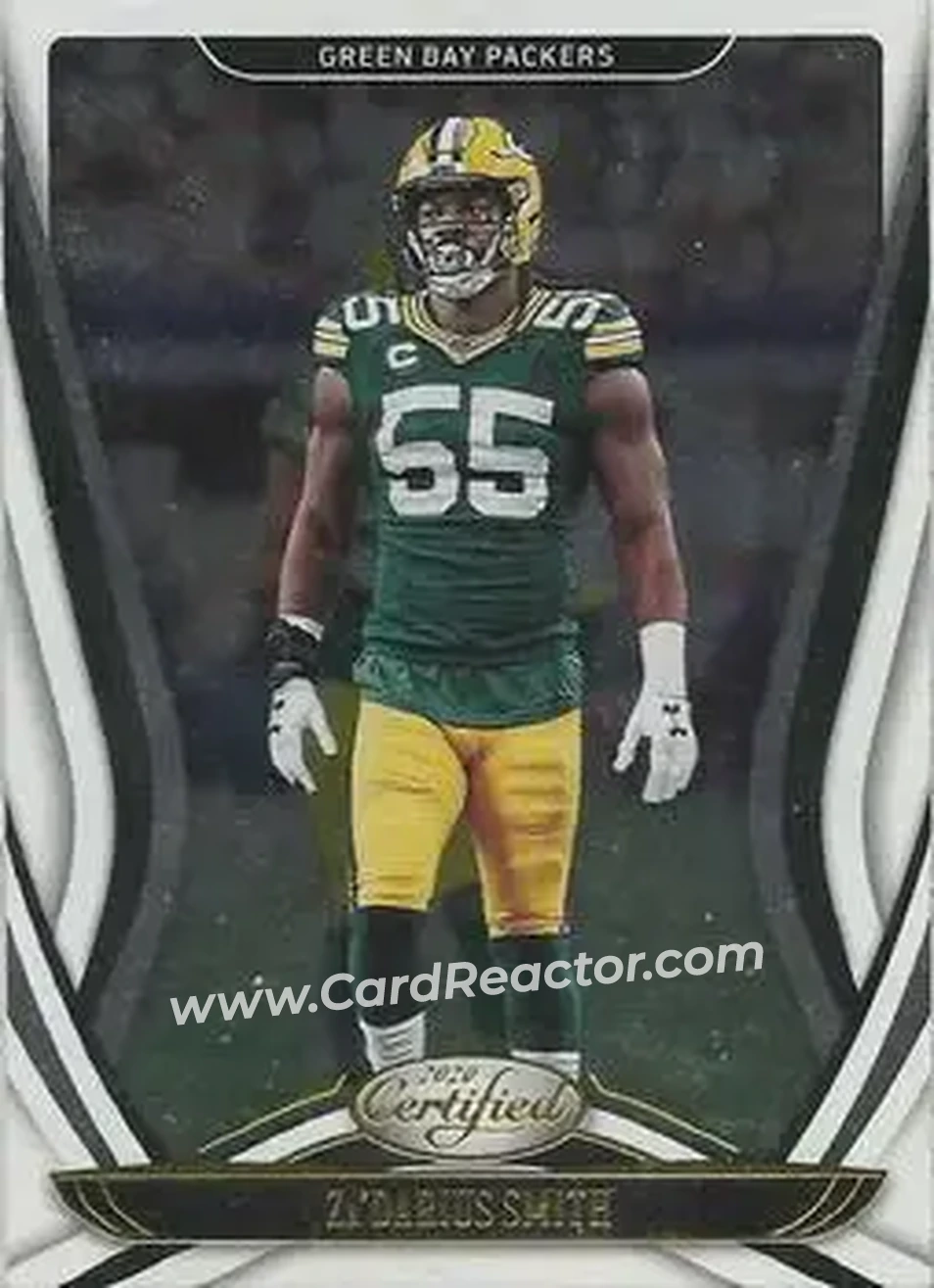2020 Panini Certified #21 - Za'Darius Smith - Green Bay Packers - Front