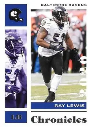 2020 Panini Chronicles #8 - Ray Lewis - Baltimore Ravens
