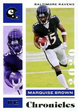 2020 Panini Chronicles #9 - Marquise Brown - Baltimore Ravens