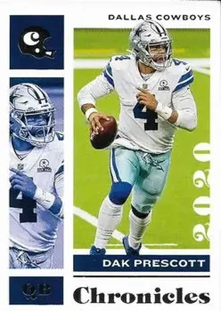 2020 Panini Chronicles #26 - Dak Prescott - Dallas Cowboys