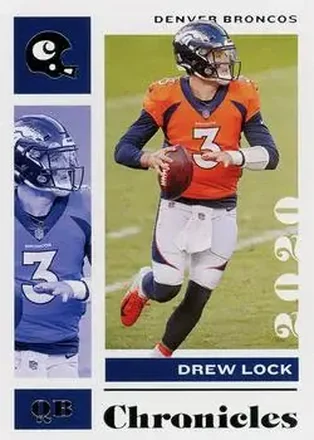 2020 Panini Chronicles #30 - Drew Lock - Denver Broncos