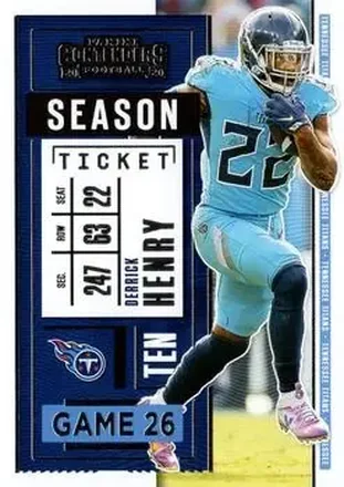 2020 Panini Contenders #11 - Derrick Henry - Tennessee Titans