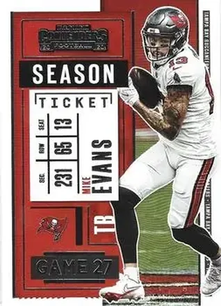 2020 Panini Contenders #15 - Mike Evans - Tampa Bay Buccaneers