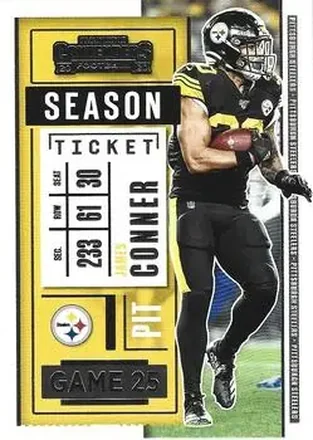 2020 Panini Contenders #17 - James Conner - Pittsburgh Steelers