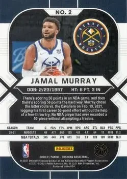 Back of Jamal Murray