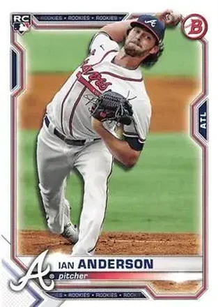 2021 Bowman #27 - Ian Anderson - Atlanta Braves