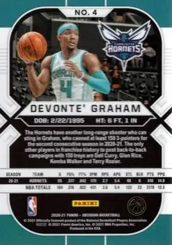Back of Devonte' Graham
