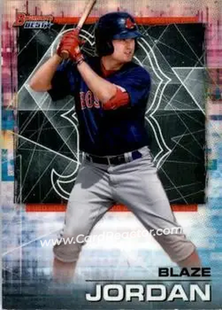2021 Bowman's Best #22 - Blaze Jordan - Boston Red Sox - Front