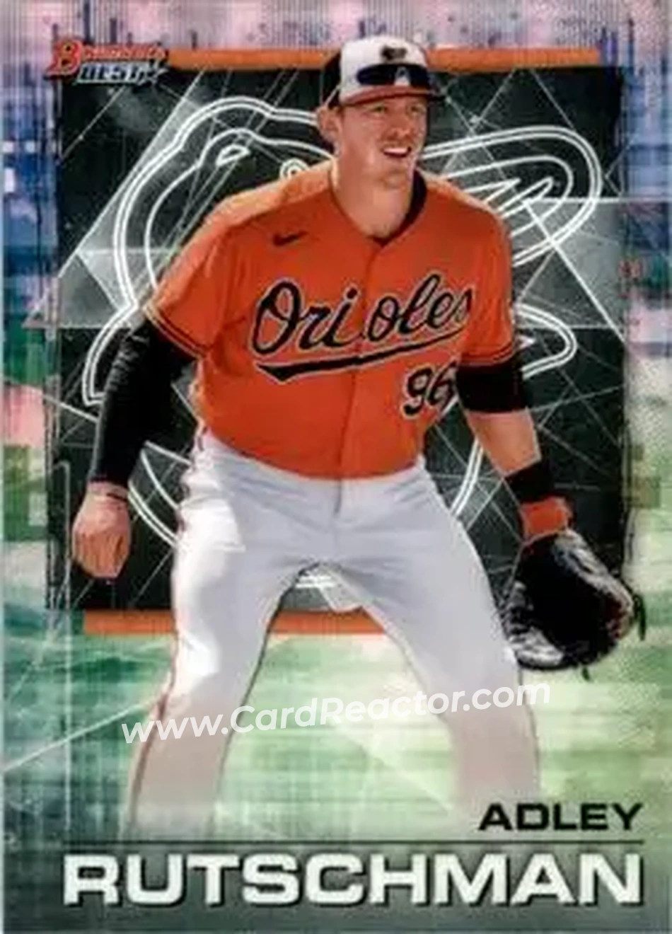 2021 Bowman's Best #25 - Adley Rutschman - Baltimore Orioles - Front