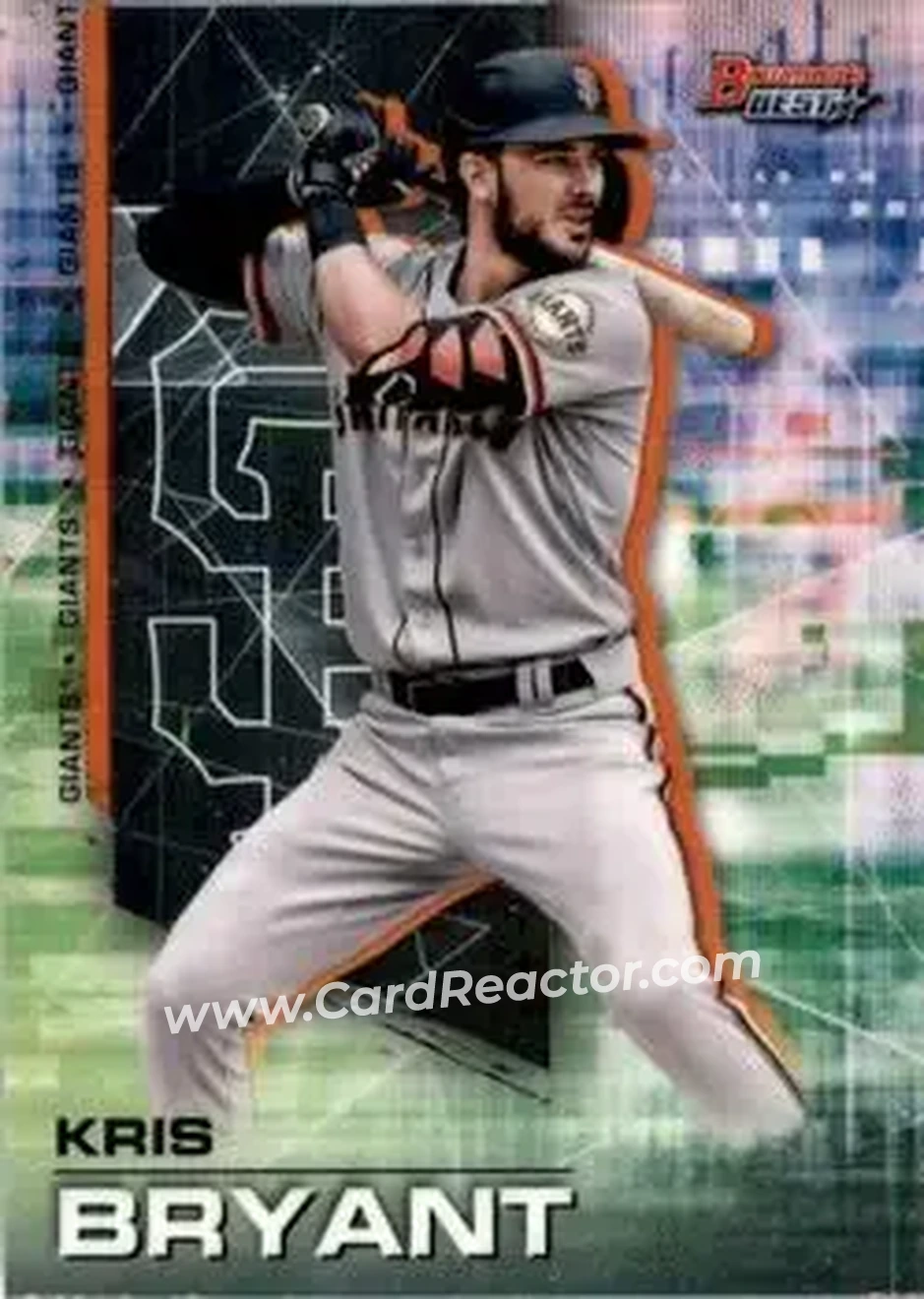 2021 Bowman's Best #29 - Kris Bryant - San Francisco Giants - Front 2021 Bowman's Best #29 - Kris Bryant - San Francisco Giants - Front
