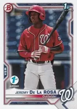 2021 Bowman 1st Edition feature card