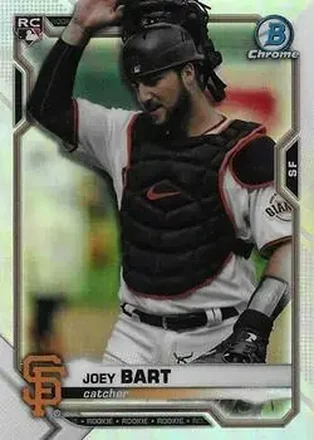 2021 Bowman Chrome #23b - Joey Bart - San Francisco Giants