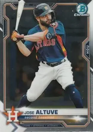 2021 Bowman Chrome #24 - Jose Altuve - Houston Astros