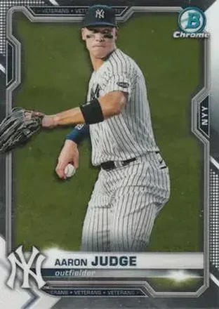 2021 Bowman Chrome #25 - Aaron Judge - New York Yankees