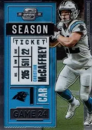 2020 Panini Contenders Optic #10 - Christian McCaffrey - Carolina Panthers