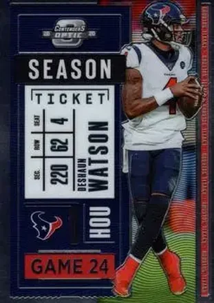 2020 Panini Contenders Optic #23 - Deshaun Watson - Houston Texans