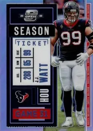 2020 Panini Contenders Optic #24 - J.J. Watt - Houston Texans