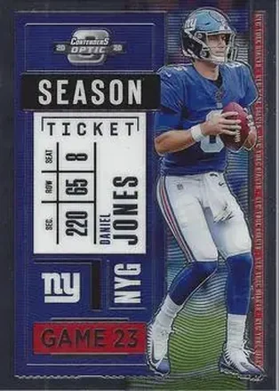 2020 Panini Contenders Optic #43 - Daniel Jones - New York Giants