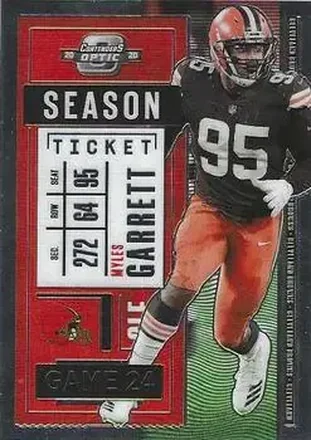 2020 Panini Contenders Optic #46 - Myles Garrett - Cleveland Browns