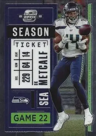 2020 Panini Contenders Optic #53 - DK Metcalf - Seattle Seahawks