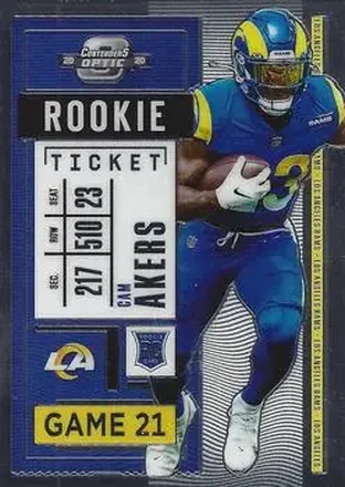 2020 Panini Contenders Optic #64 - Cam Akers - Los Angeles Rams