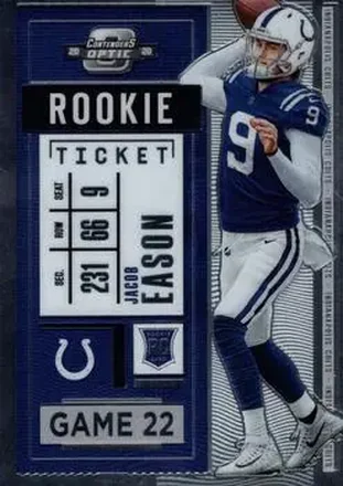 2020 Panini Contenders Optic #75 - Jacob Eason - Indianapolis Colts