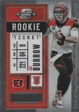 2020 Panini Contenders Optic #81 - Joe Burrow - Cincinnati Bengals