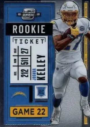 2020 Panini Contenders Optic #84 - Joshua Kelley - Los Angeles Chargers