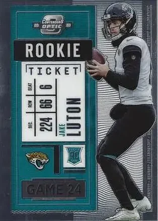 2020 Panini Contenders Optic #90 - Jake Luton - Jacksonville Jaguars