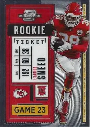 2020 Panini Contenders Optic #96 - L'Jarius Sneed - Kansas City Chiefs