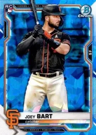 2021 Bowman Chrome Sapphire Edition #23 - Joey Bart - San Francisco Giants