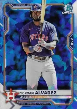 2021 Bowman Chrome Sapphire Edition #26 - Yordan Alvarez - Houston Astros