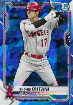 2021 Bowman Chrome Sapphire Edition #27 - Shohei Ohtani - Los Angeles Angels