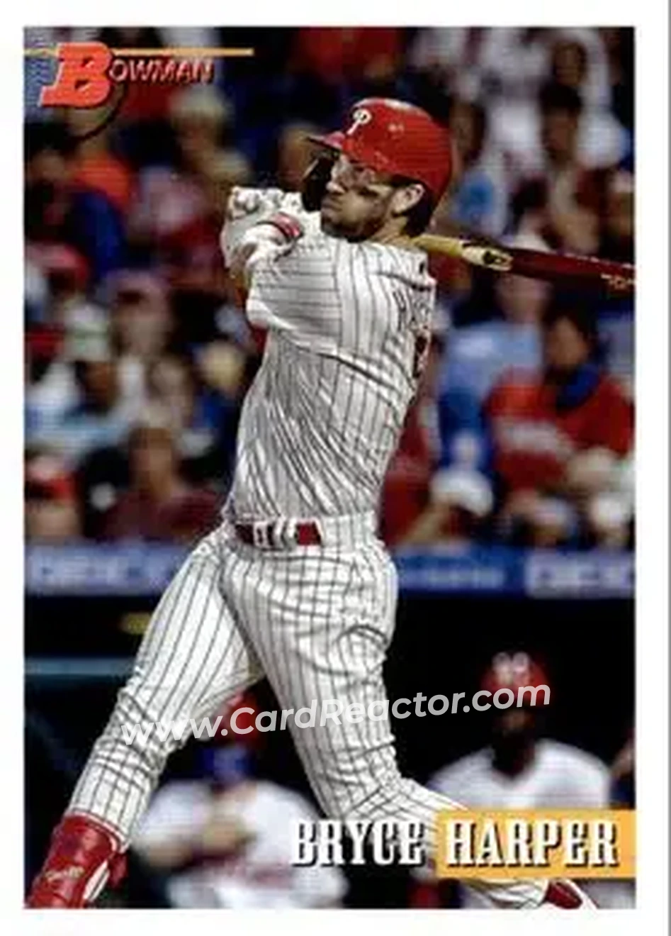 2021 Bowman Heritage #22 - Bryce Harper - Philadelphia Phillies - Front 2021 Bowman Heritage #22 - Bryce Harper - Philadelphia Phillies - Front