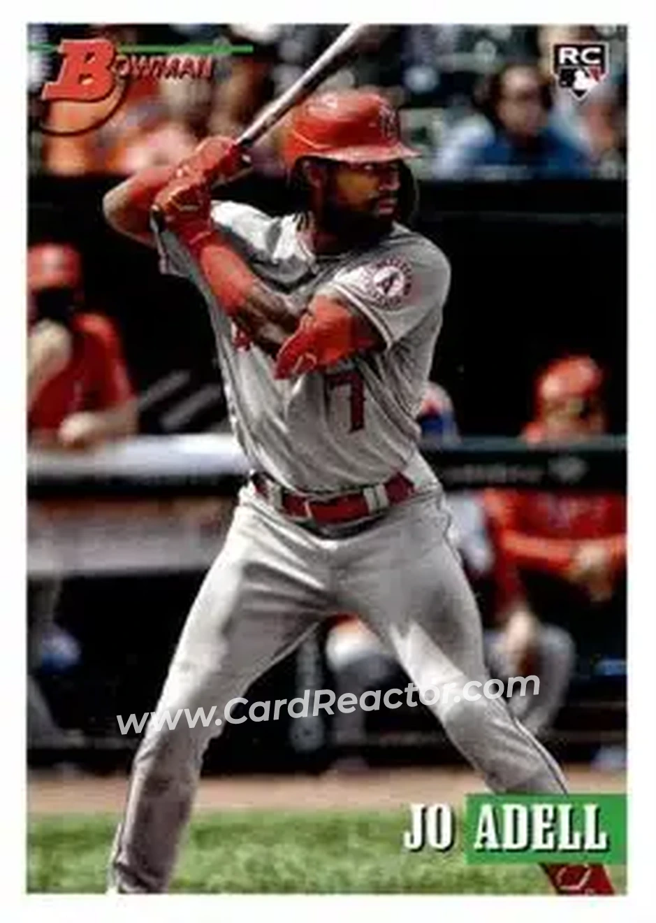 2021 Bowman Heritage #23 - Jordon Adell - Los Angeles Angels - Front