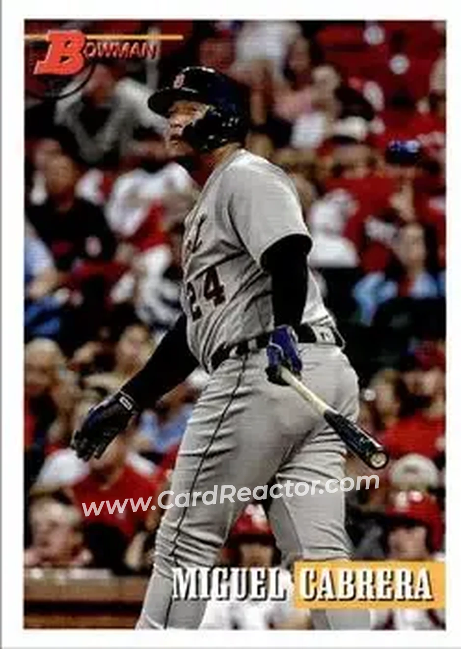 2021 Bowman Heritage #27 - Miguel Cabrera - Detroit Tigers - Front