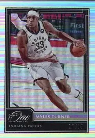 2020-21 Panini One and One #22 - Myles Turner - Indiana Pacers