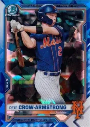 2021 Bowman Sapphire Edition #BCP-22 - Pete Crow-Armstrong - New York Mets