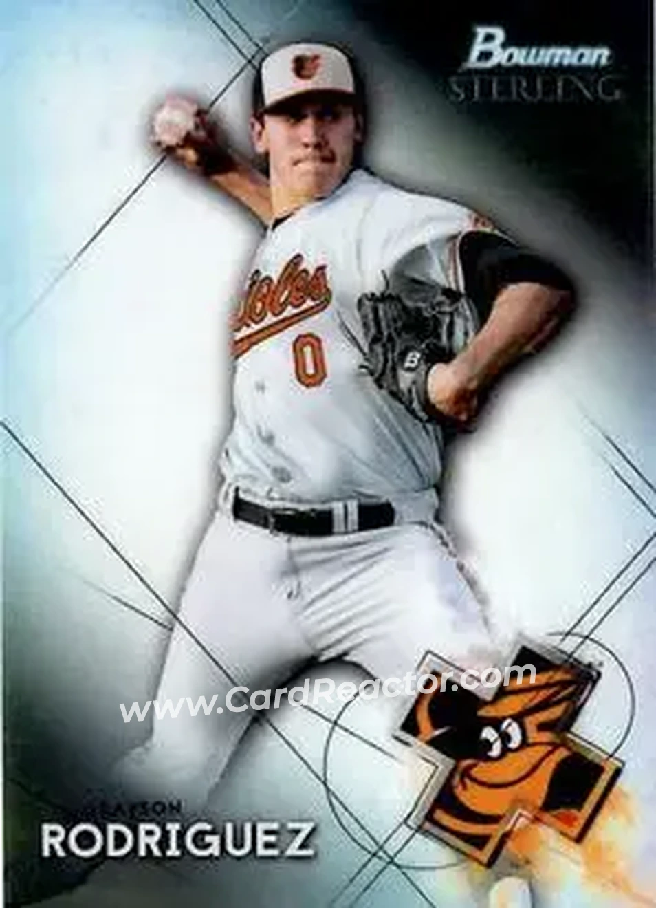 2021 Bowman Sterling #BSP-25 - Grayson Rodriguez - Baltimore Orioles - Front 2021 Bowman Sterling #BSP-25 - Grayson Rodriguez - Baltimore Orioles - Front