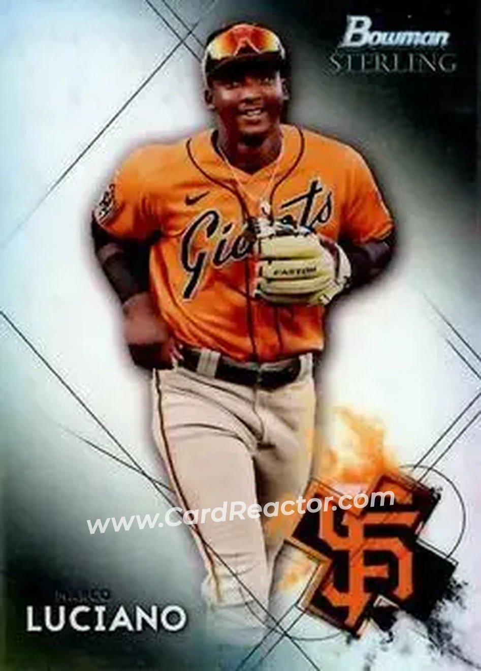 2021 Bowman Sterling #BSP-26 - Marco Luciano - San Francisco Giants - Front