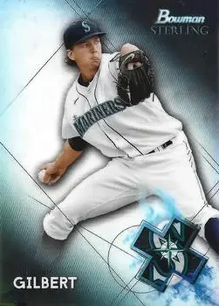 2021 Bowman Sterling #BSP-28 - Logan Gilbert - Seattle Mariners