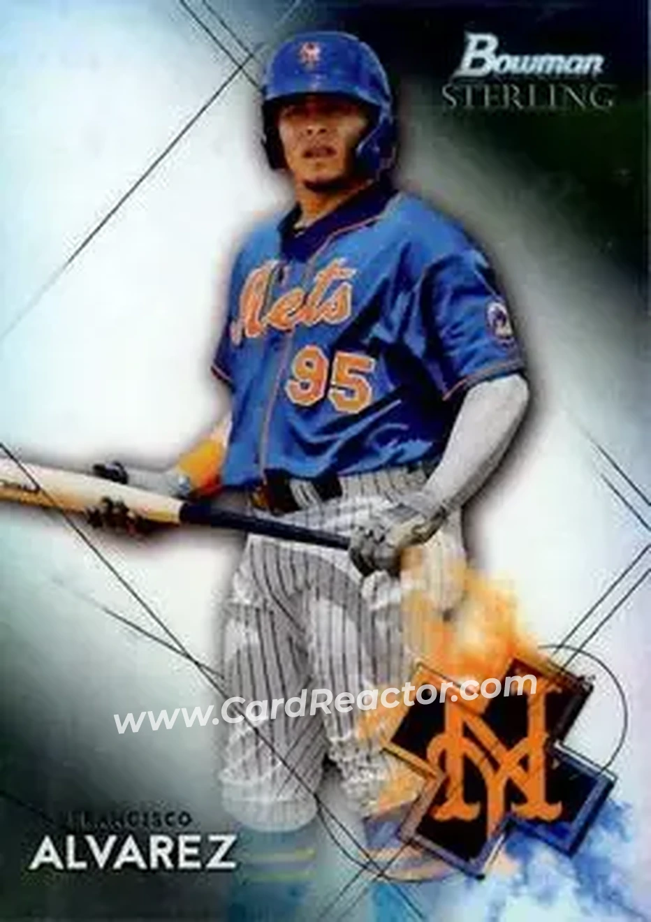 2021 Bowman Sterling #BSP-29 - Francisco Alvarez - New York Mets - Front