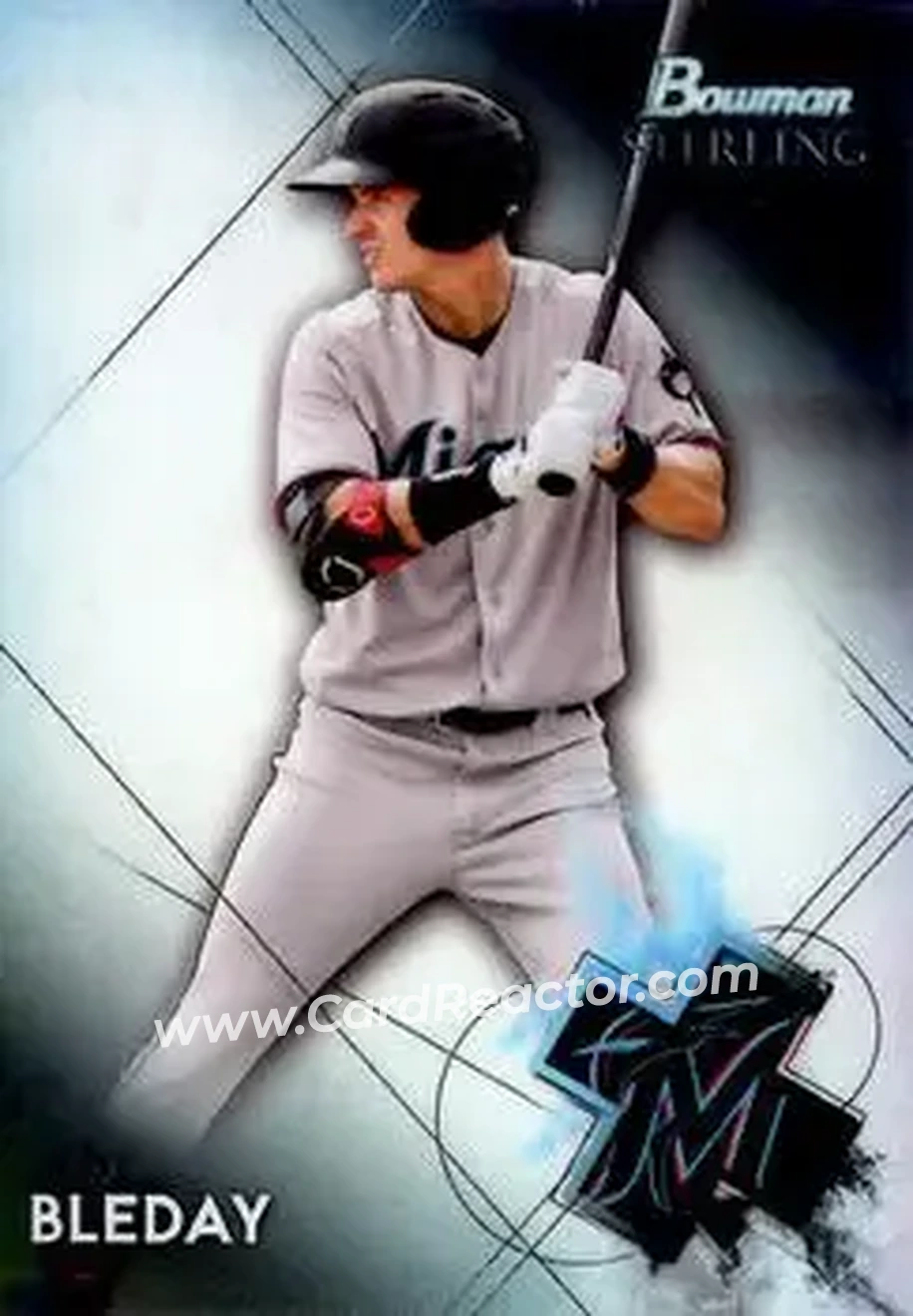 2021 Bowman Sterling #BSP-33 - JJ Bleday - Miami Marlins - Front