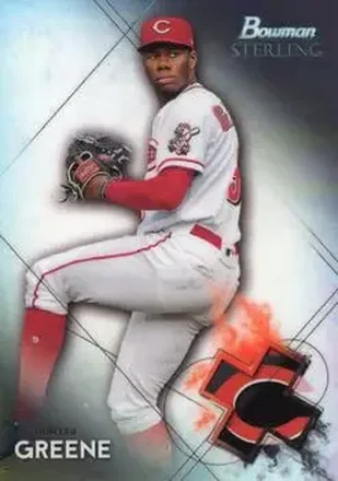 2021 Bowman Sterling #BSP-35 - Hunter Greene - Cincinnati Reds