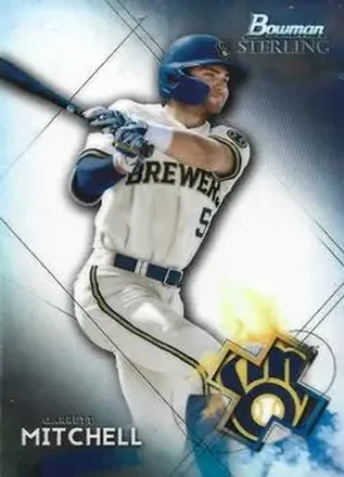 2021 Bowman Sterling #BSP-38 - Garrett Mitchell - Milwaukee Brewers