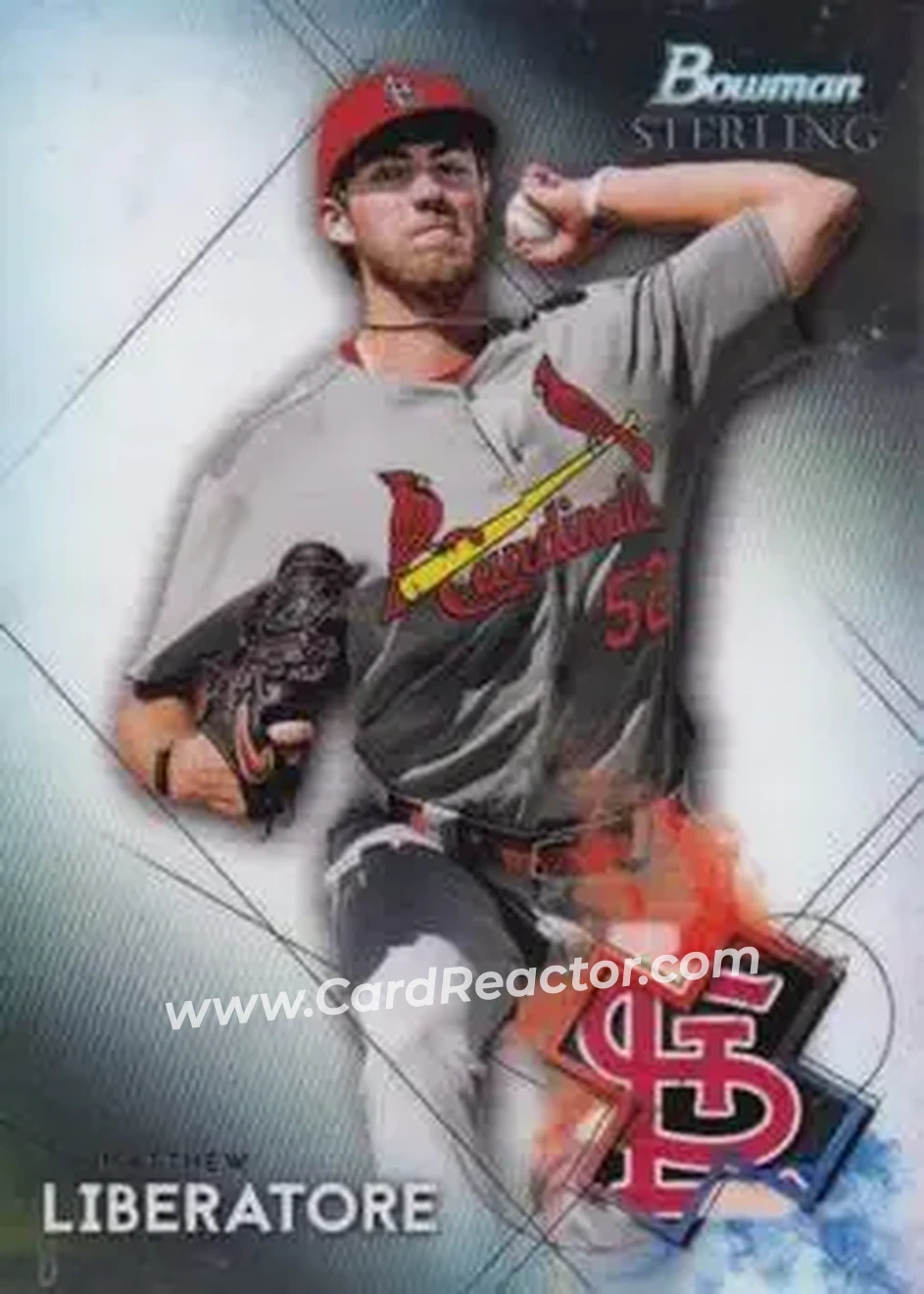2021 Bowman Sterling #BSP-42 - Matthew Liberatore - St. Louis Cardinals - Front